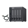 QNAP TR-004 - Festplatten-Array - 0 TB - 4 Schächte (SATA-300) - USB 3.2 Gen 1 (extern)