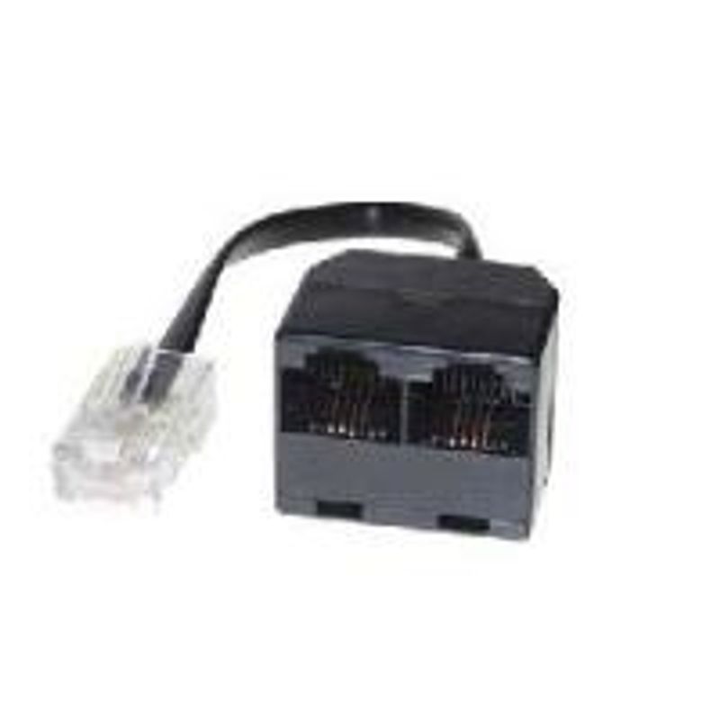 ISDN Verteiler 2-fach 1 x RJ45 St/2x RJ45 8P8C Bu 17000462