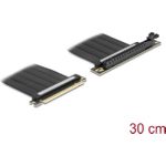 Delock Riser Karte PCI Express 4.0 x16 Stecker zu Slot 90° gewinkelt mit Kabel 30 (81509)