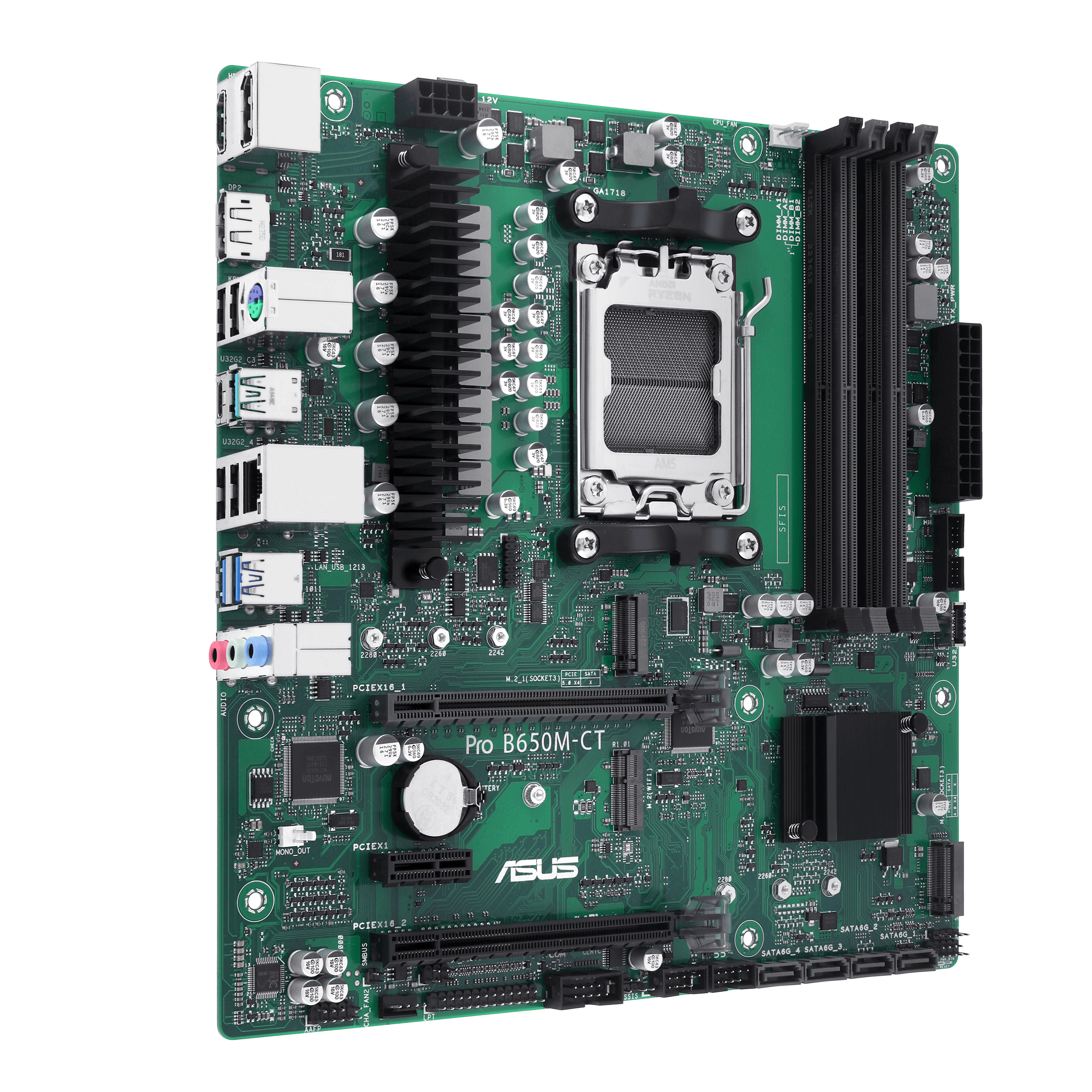 ASUS PRO B650M-CT-CSM Mainboard AMD B650, Sockel AM5, DDR5, Micro ATX