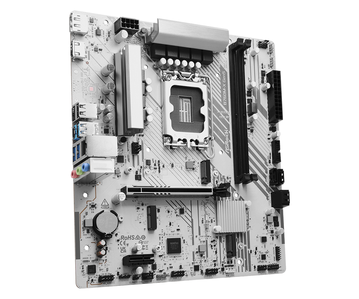 ASRock B760M-X Gen5 Mainboard Intel B760 LGA 1700 micro ATX
