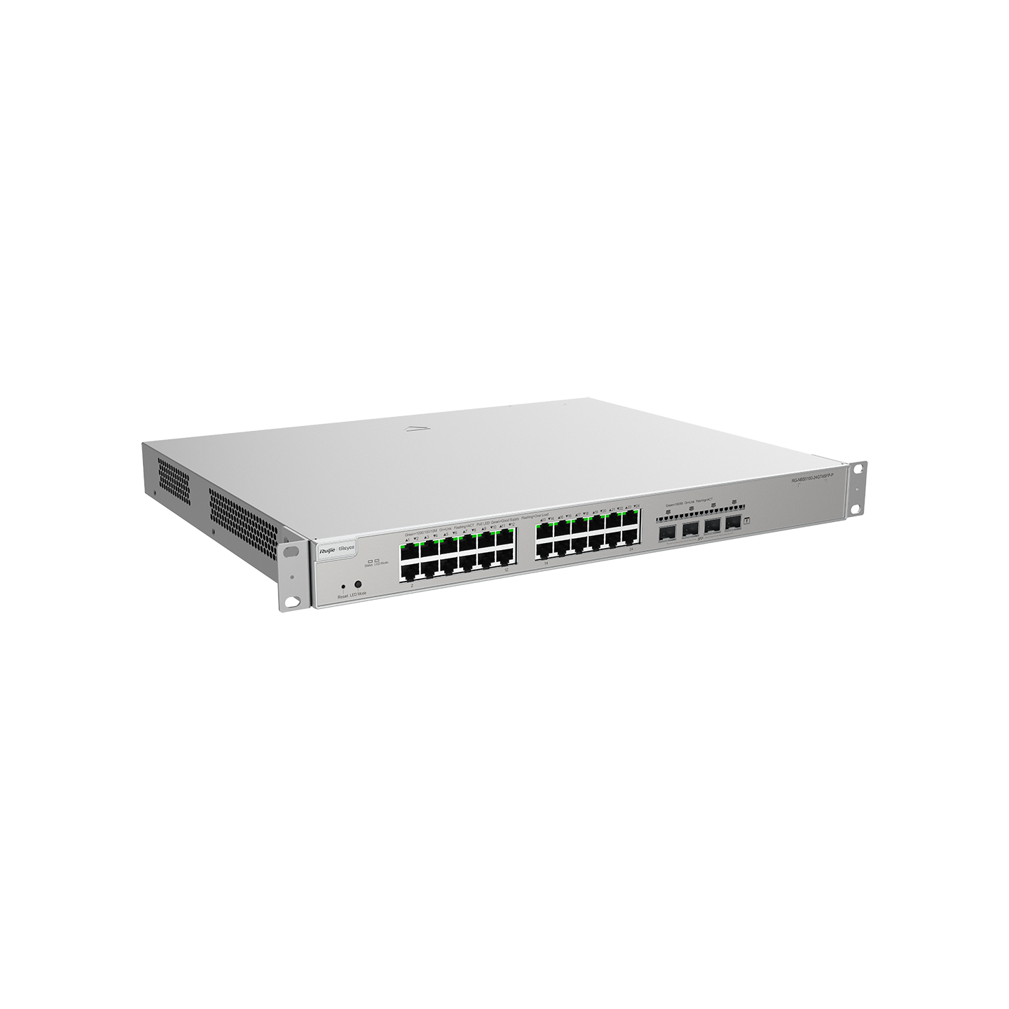 Ruijie Reyee RG-NBS5200-24GT4XS-P Managed L3 Switch 24x GbE PoE+ 4x SFP+ Grau