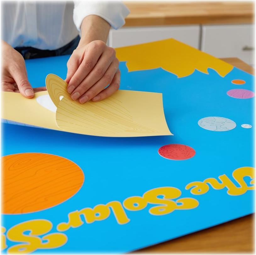 Cricut 2008318 Farbkarton Schnittbreite 30.5 cm Gelb, Rot, Kornblumenblau, Hellgrün, Mandarine (2008318)