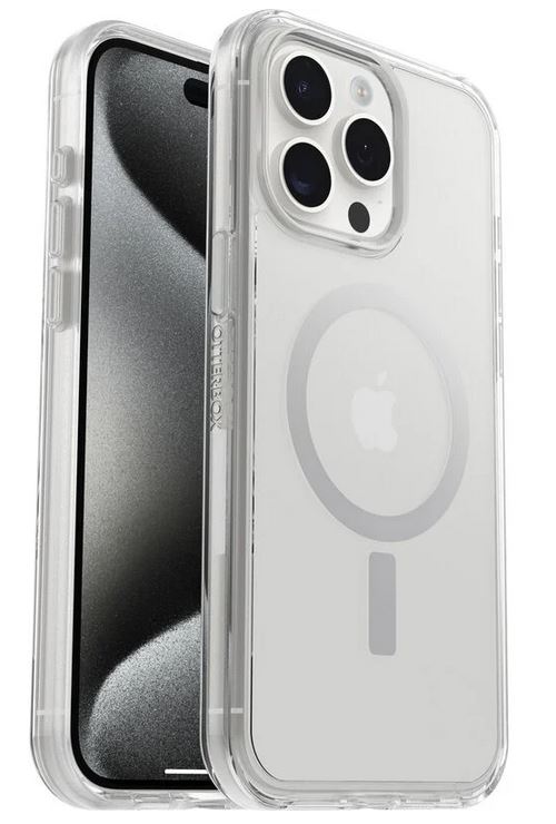 OtterBox Symmetry MagSafe Hülle für iPhone 15 Pro Max transparent (77-93081)