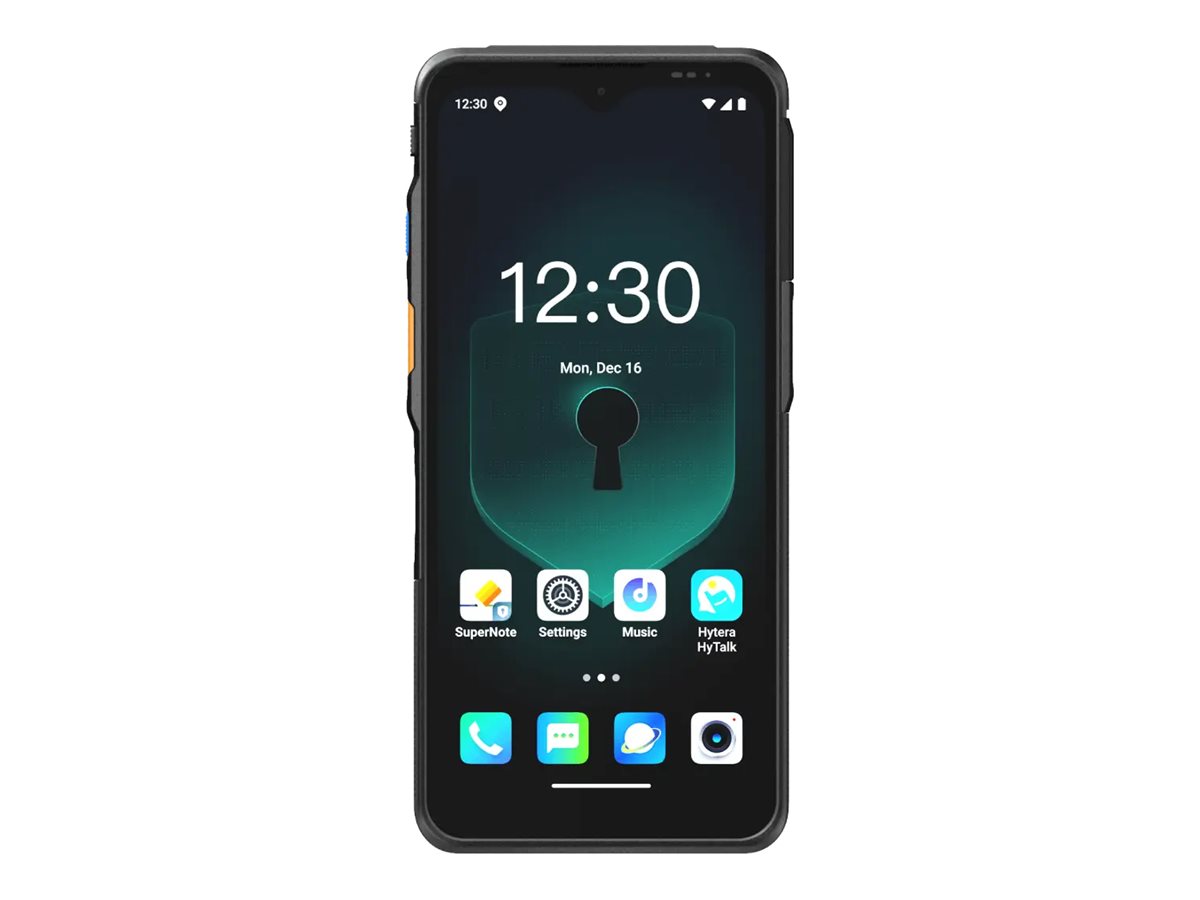Hytera PNC660 Robustes PoC-Funkgerät 256 GB 5G Android 14 IP68 6,3" Schwarz