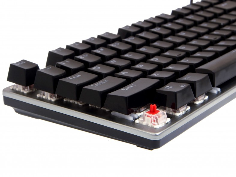 iBox AURORA K-4 Gaming-Tastatur USB QWERTY RGB Schwarz, Silber