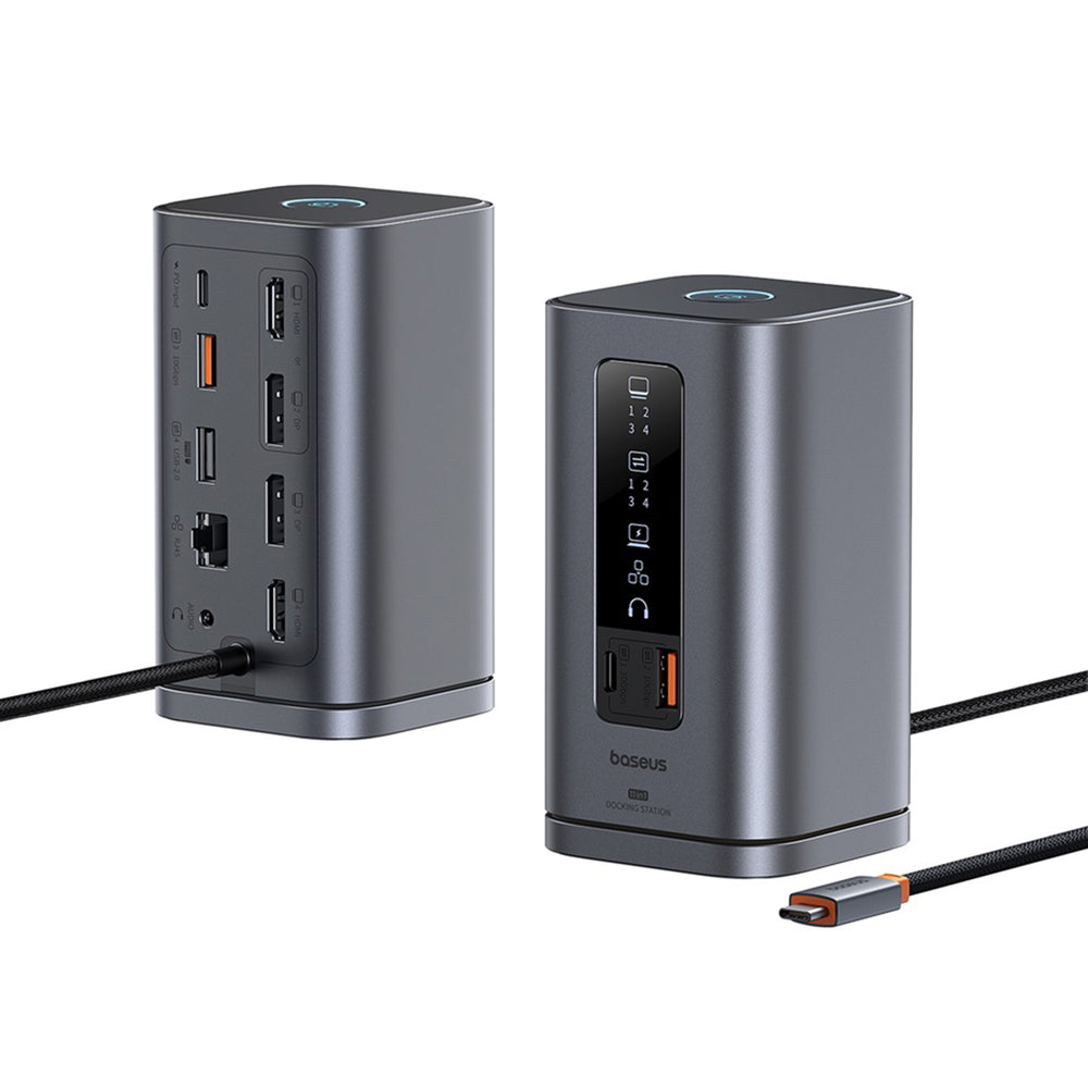 Baseus Spacemate 11-in-1 Dockingstation Grau