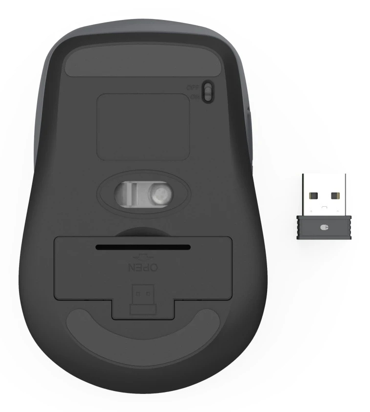 Hama WM-450 Multi-Device-Maus kabellos 1600 DPI 7 Tasten Schwarz