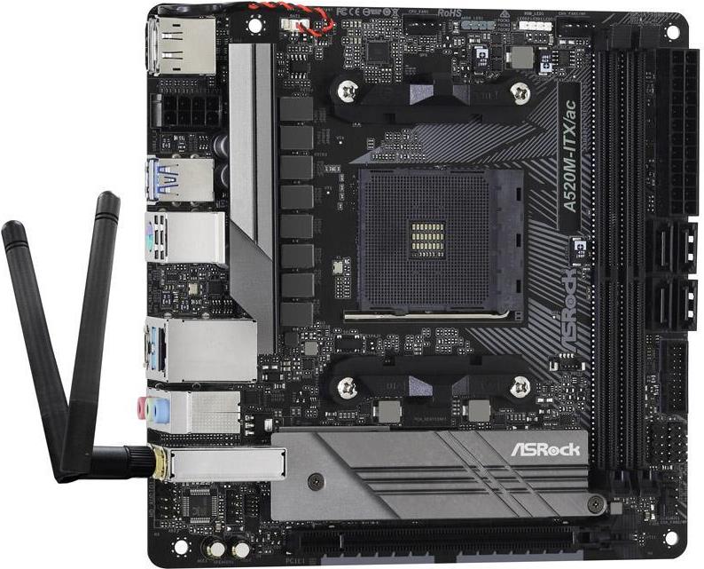 ASRock A520M-ITX/ac Mini-ITX Mainboard Socket AM4 AMD A520