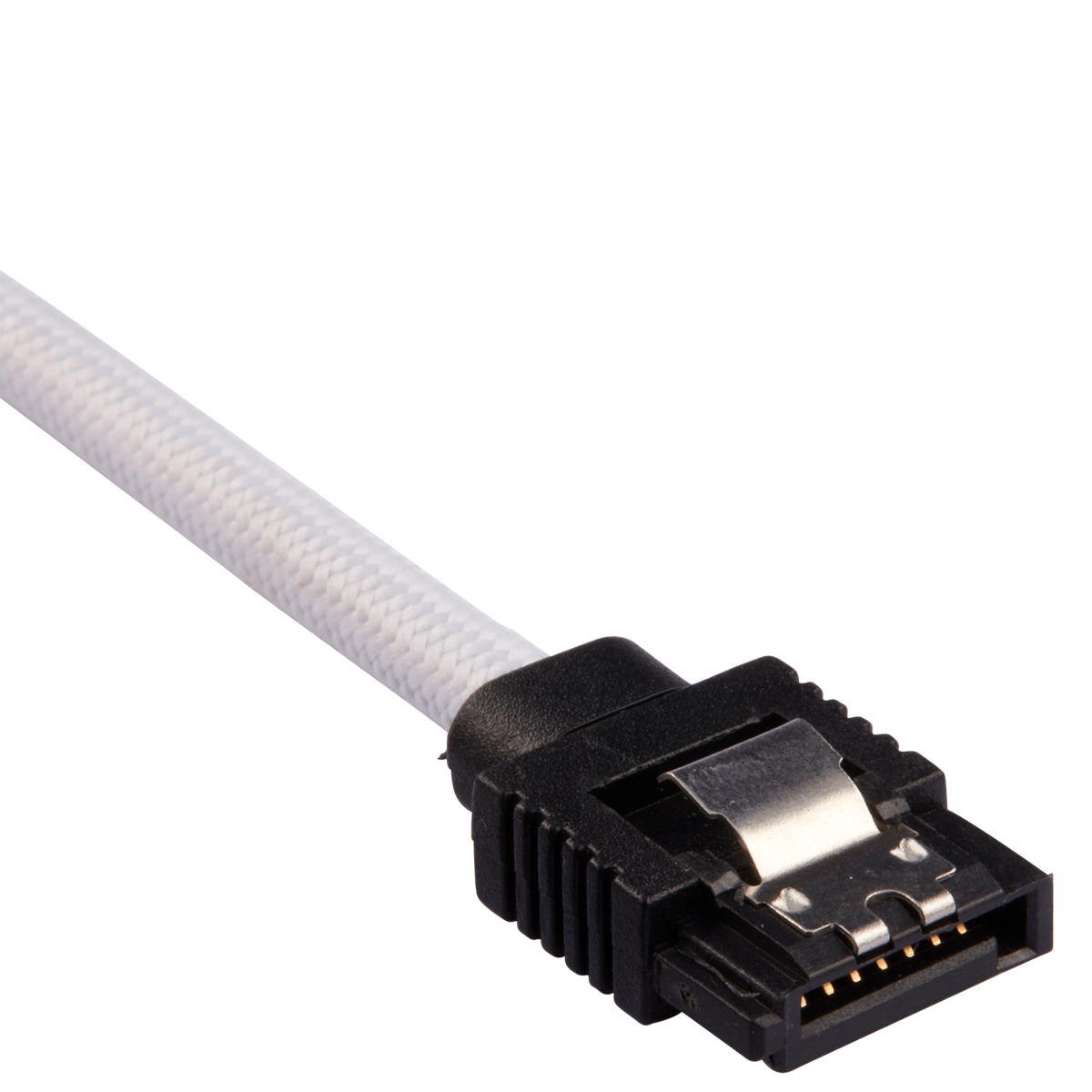 Corsair SATA-Kabel 0,3 m SATA 6 Gbit/s Premium-Mesh-Ummantelung Schwarz, Weiß
