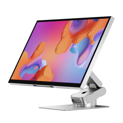 Alogic ASPEKT Touch 32" 4K UHD IPS Touchscreen Dock Monitor Silber
