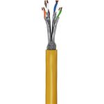 Goobay GHMT-zertifiziertes CAT 8.1 Verlegekabel, S/FTP (PiMF), Gelb (61128)