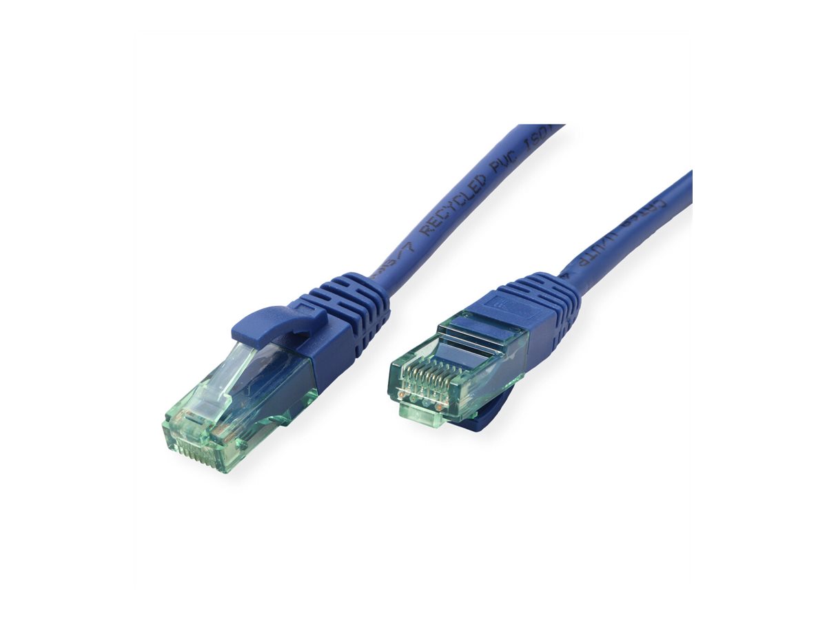 ROLINE 21.45.3149 Patchkabel CAT 6a UTP 20 m Blau