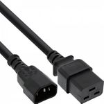 InLine Stromkabel IEC 60320 C14 bis IEC 60320 C19 (16659G)