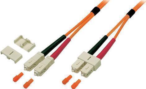 Duplex Jumper SC-SC 50/125µ, OM2, LSZH, orange, 3.0mm, 25m Hersteller: EFB-Elektronik (O6413.25)