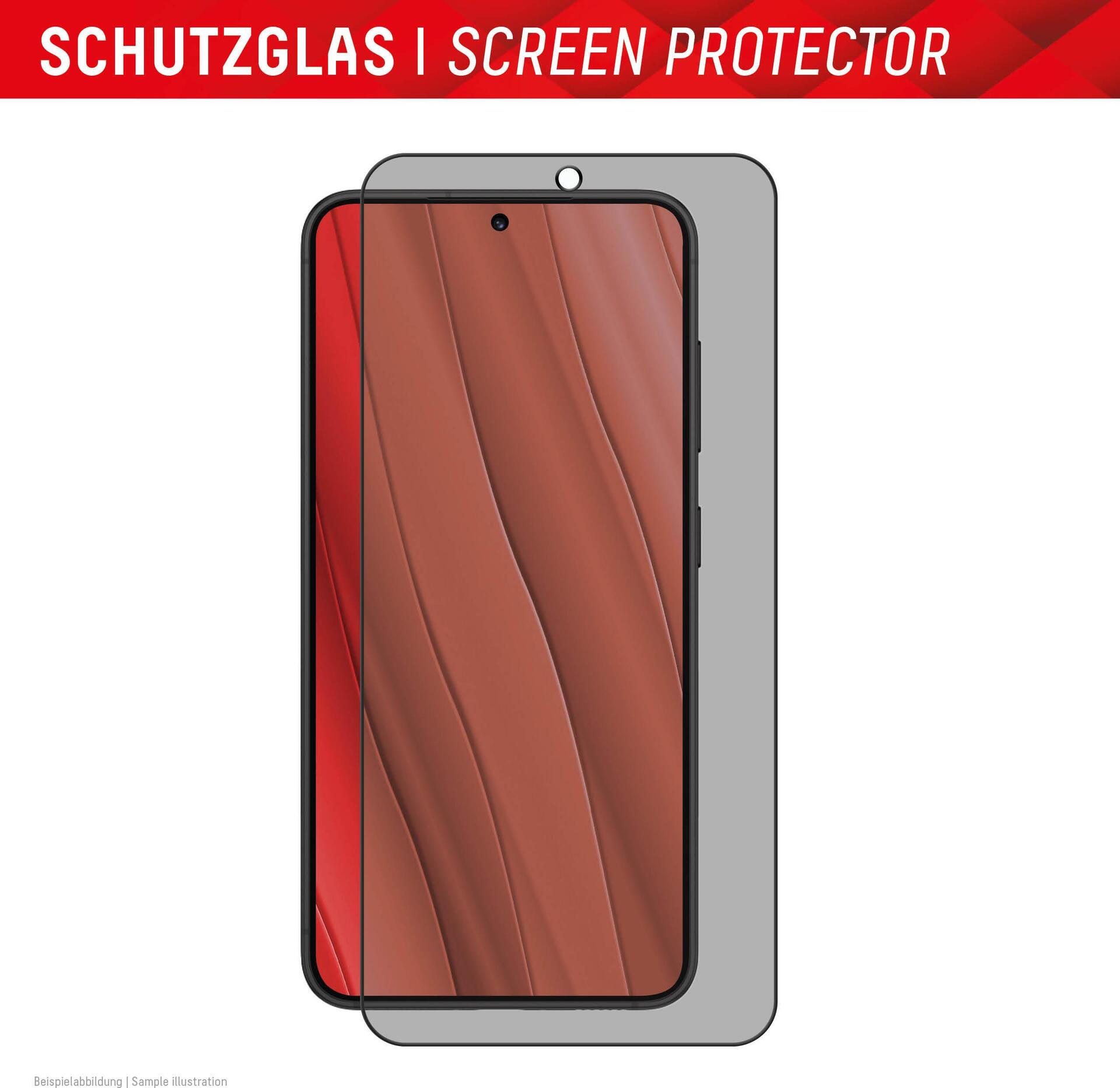 Displex Privacy Panzerglas 10H für Samsung Galaxy S24 Transparent