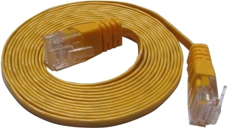 SLIM U6 01 OR - Cat.6 SLIM-Patchkabel, U/UTP, 0,1 m, orange (PKW-SLIM-KAT6 0.1 OR)