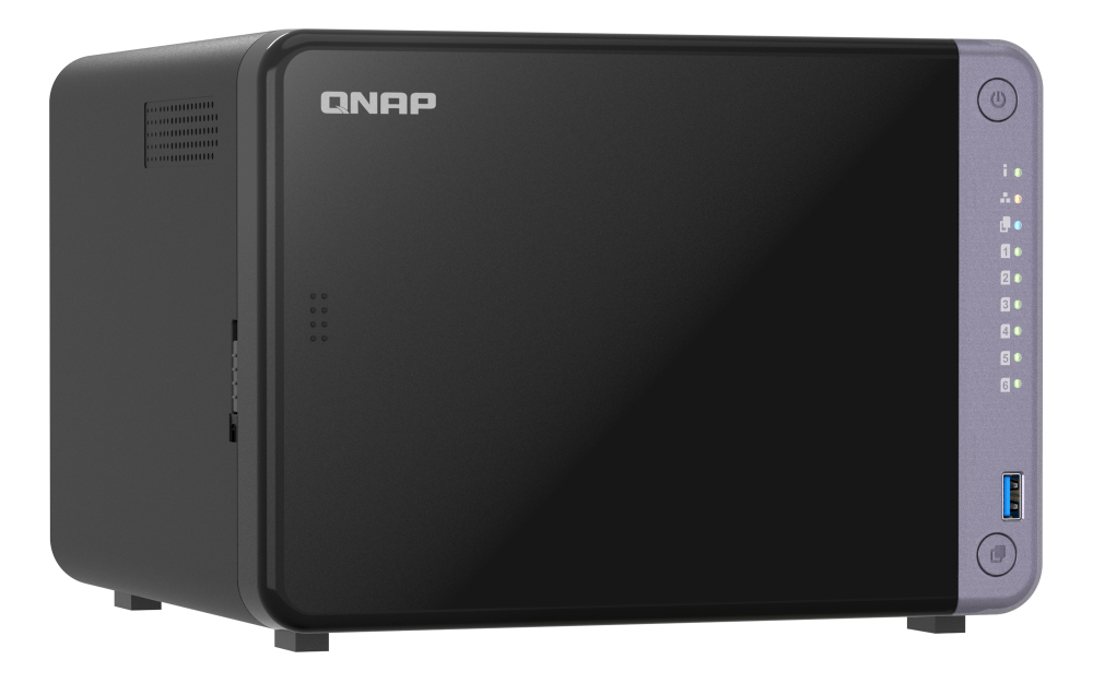 QNAP TS-632X-4G NAS-Server 6-Bay Tower Schwarz