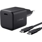 Trust GXT1258 USB-C Ladegerät 65W ultrakleines USB-C Ladegerät für die Switch 2 mit 65W (inkl. 2m Kabel) (26143)