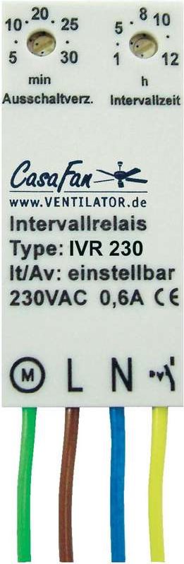 CasaFan Timermodul IVR 230 Weiß (98007)