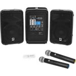 OMNITRONIC Set COMBO-160BT Aktiv-PA-System + UWM-2HH USB Funkmikrofon-Set (20000634)