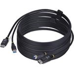 StarTech.com 10ft (3m) DisplayPort and USB 5Gbps KVM Cable - Tastatur- / Video- / Maus- (KVM-) (DU12210-KVM-CABLE)