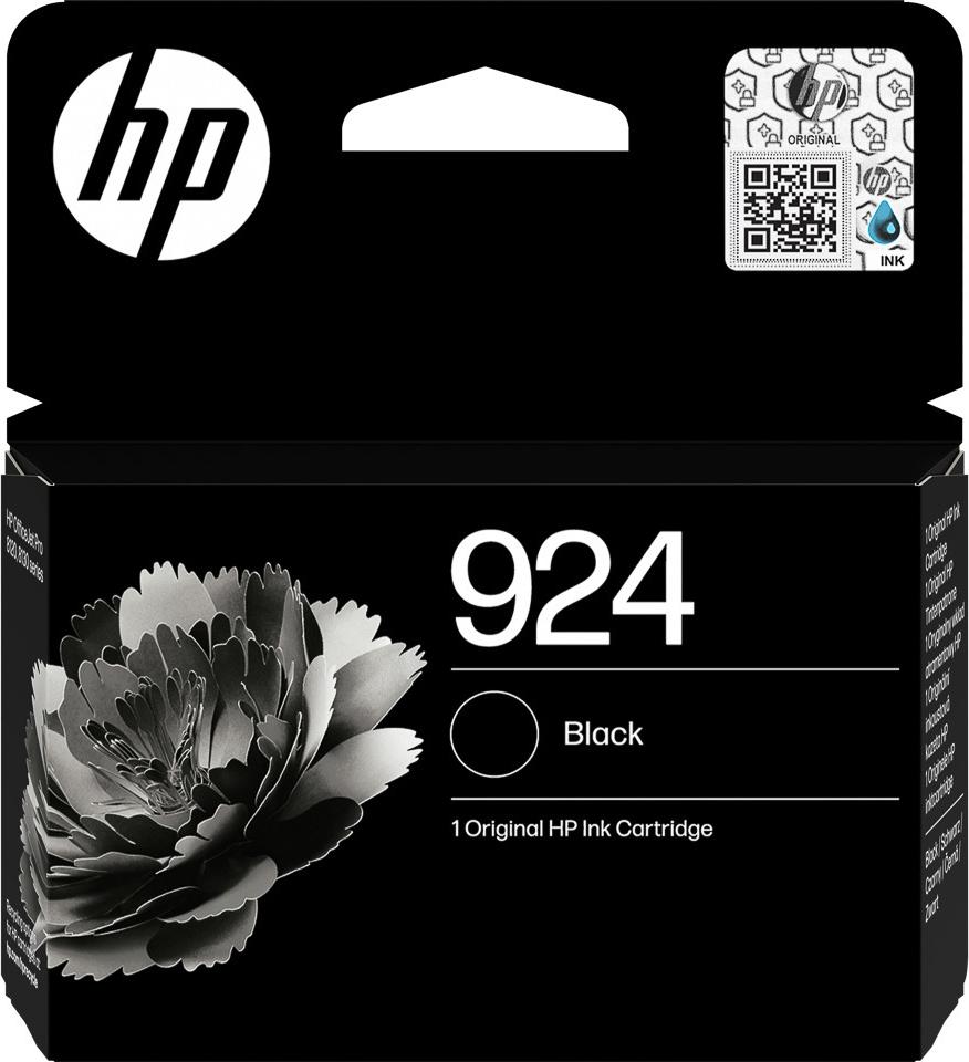 HP Inc. HP/InkHP 924 BK Original Ink Cartridge (4K0U6NE#LS1)