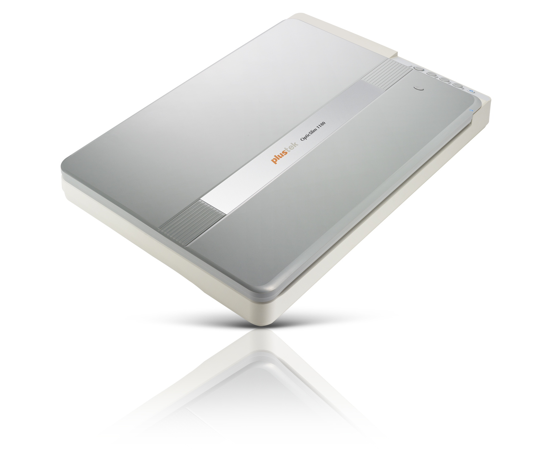 Plustek OpticSlim 1180 Flachbettscanner A3 1200 dpi USB 2.0 Silber, Weiß