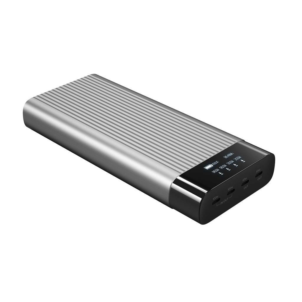 Hyper HyperJuice HJ245B Powerbank 27000 mAh 245 W Silber