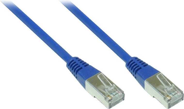 Patchkabel, Cat. 5e, SF/UTP, blau, 7,5m, Good Connections® (855B-075)