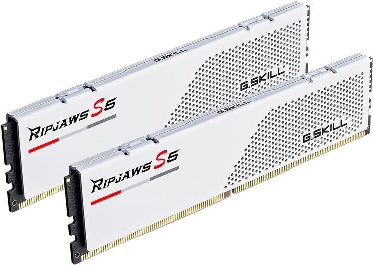 G.Skill Ripjaws S5 DDR5 32 GB RAM Kit 2x16 GB 6000 MHz CL30 DIMM 288-Pin Weiß