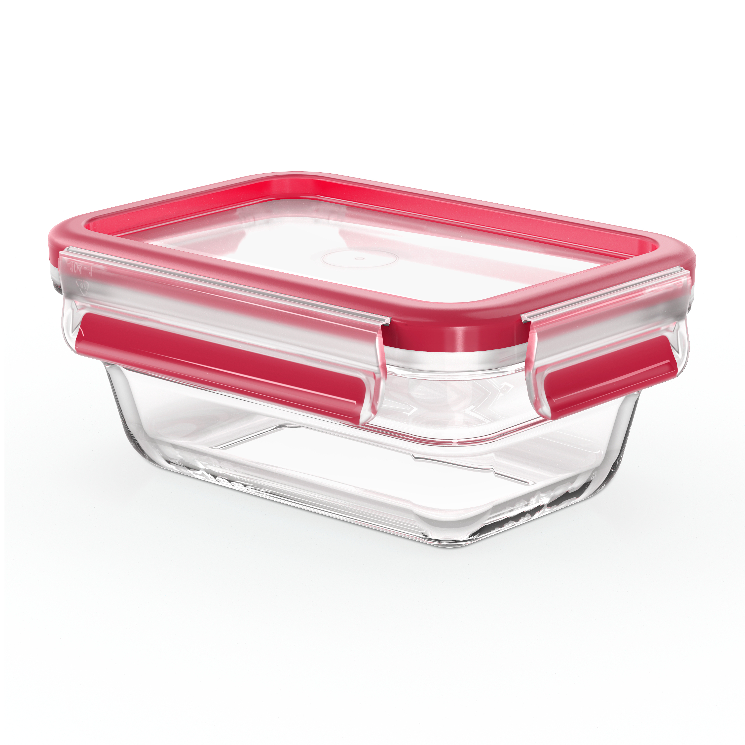 EMSA CLIP & CLOSE GLAS Aufbewahrungsbox Rechteckig 0,8 l Transparent