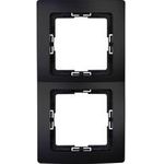 Kopp Rahmen Abdeckung Paris Schwarz (matt) 308550069 (308550069)