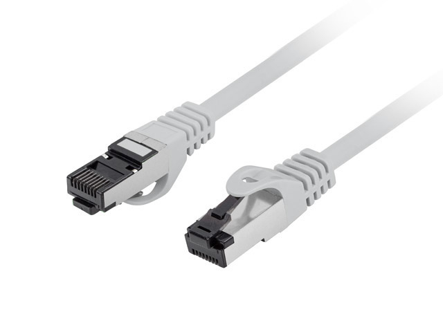 Lanberg Patch-Kabel Cat8 S/FTP RJ-45 - RJ-45 0,5 m Grau