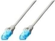 Assmann Digitus CAT 5e U-UTP patch cable. PVC. AWG 26/7. Length 0.25m. color grey (DK-1512-0025) (geöffnet)
