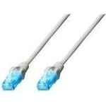 Assmann Digitus CAT 5e U-UTP patch cable. PVC. AWG 26/7. Length 0.25m. color grey (DK-1512-0025) (geöffnet)