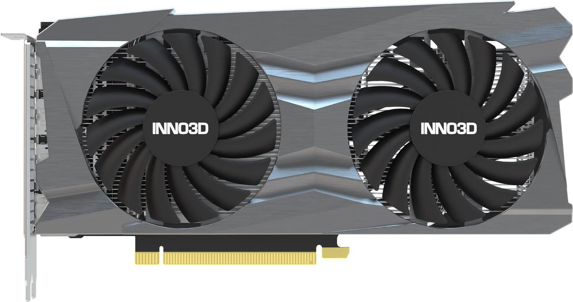 Inno3D GeForce RTX 3050 Twin X2 Grafikkarte 8 GB GDDR6 Schwarz