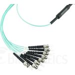 BlueOptics SFP5143EU3MKB Glasfaserkabel 3 m MPO 4x ST OM4 Mintfarbe (SFP5143EU3MKB)