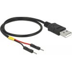 Delock USB Stromkabel Typ-A auf 2 x Pfostenstecker einzeln Strom 30 cm (85402)