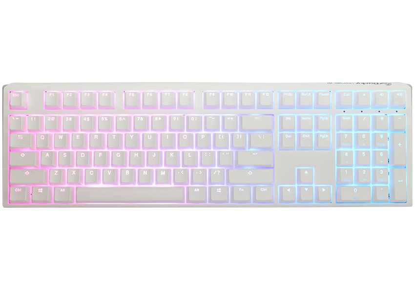 Ducky One 3 RGB Gaming-Tastatur Mechanisch USB QWERTZ Weiß