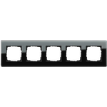 GIRA 021505 Wandplatte/Schalterabdeckung Schwarz (021505)