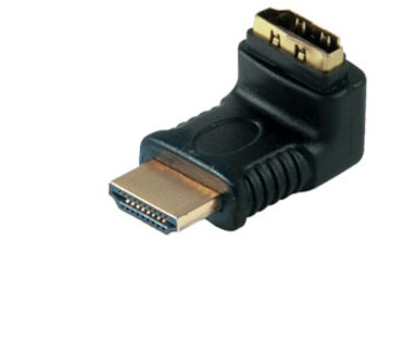 ShiverPeaks BS77407-1 HDMI-Adapter HDMI Stecker auf HDMI Buchse 90° Schwarz