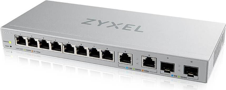 Zyxel XGS1210-12-ZZ0102F Netzwerk-Switch Managed Gigabit Ethernet (10/100/1000) Grau (XGS1210-12-ZZ0102F)