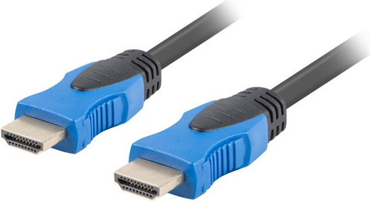 Lanberg CA-HDMI-20CU-0005-BK HDMI-Kabel 0,5 m HDMI Typ A (Standard) Schwarz (CA-HDMI-20CU-0005-BK)