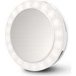 Ecomed 23603 Make-up-Spiegel Freistehend Rund Weiß (23603)