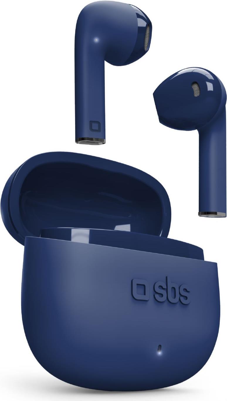 SBS One Color Kopfhörer True Wireless Stereo (TWS) im Ohr Anrufe/Musik Bluetooth Blau (TEEARTWSCOLB)