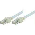 Dätwyler Patchkabel S/UTP, Cat 5e, grau, 10,0 m hochflexibel, mit Hirosesteckern TM11 (71910)