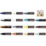 POSCA Pigmentmarker PC-8K, neon gelb Keilspitze, Strichstärke: 8,0 mm - 1 Stück (PC8K J FLUO)