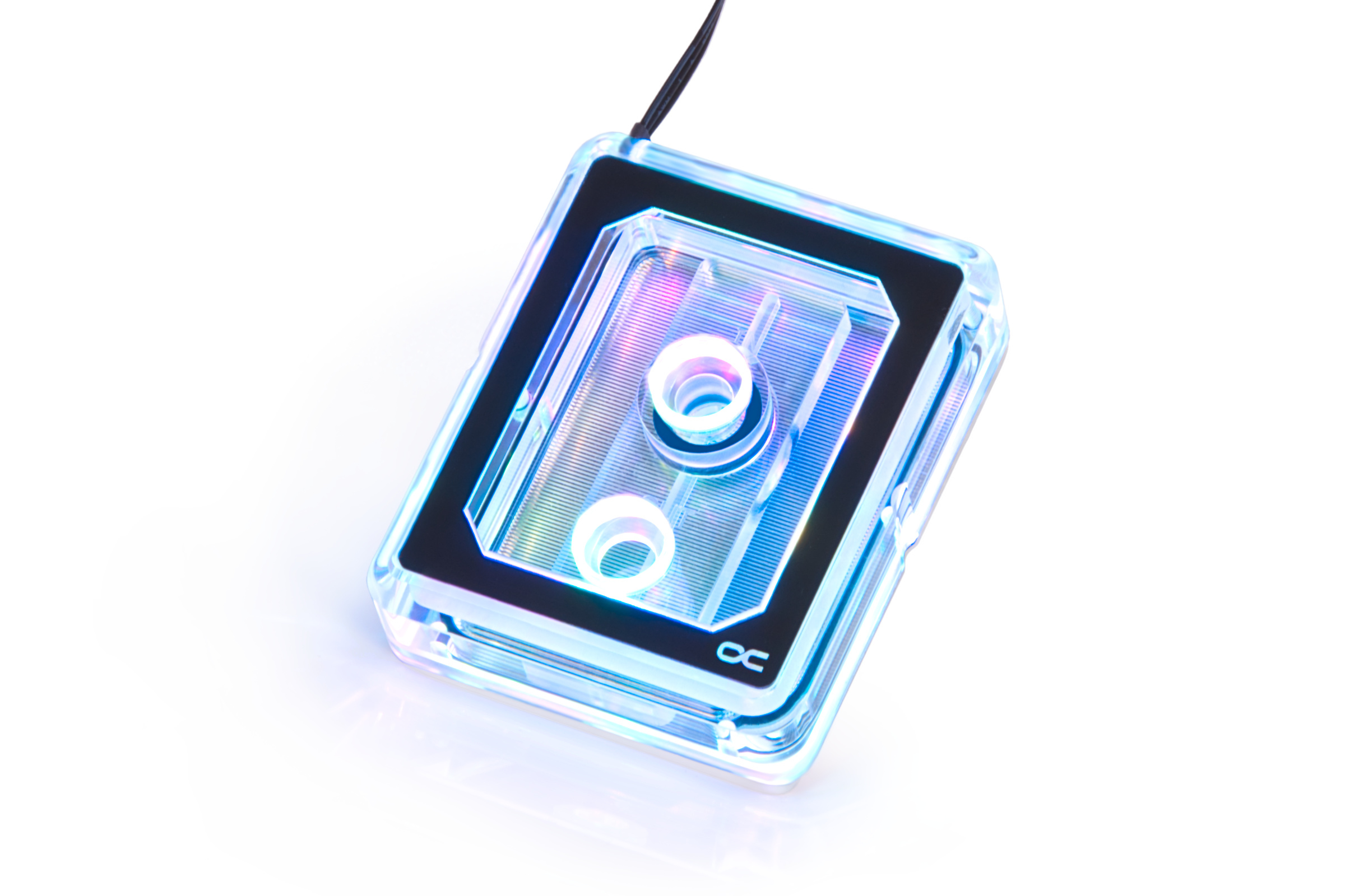 Alphacool 12981 Wasserblock Acryl Kupfer für LGA 2066, LGA 2011-v3, TR4, sTRX4, SP3, LGA3647-0 Weiß