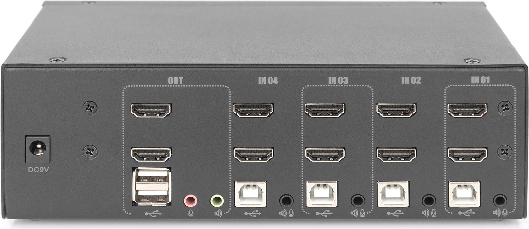 DIGITUS KVM-/Audio-/USB-Switch (DS-12883)